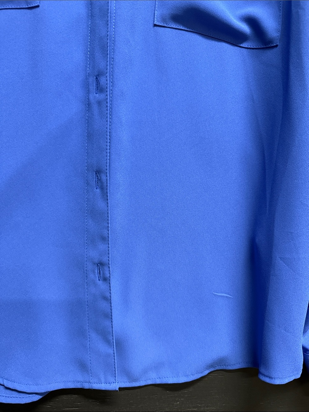 Calvin Klein Cobalt Blue Lightweight Shirt Jacket - Picture 3 of 4
